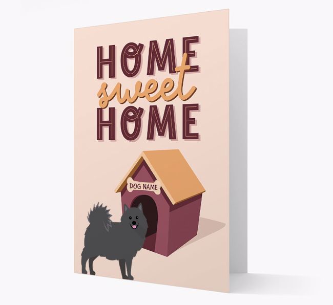 Home Sweet Home: Personalized {breedFullName} Card